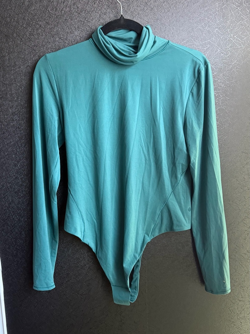 lululemeon Teal Long-Sleeve Turtleneck Bodysuit